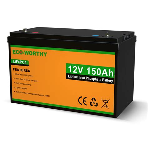 Eco Worthy Ah V Lithium Iron Phosphate Battery