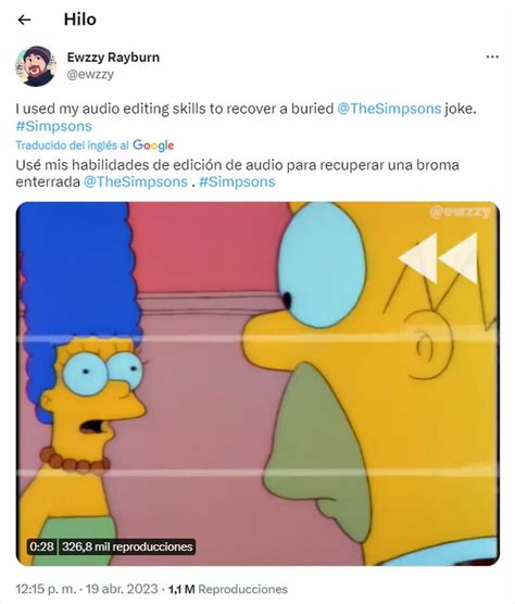 Descifró Una Frase Oculta En Un Capítulo De Los Simpson De Hace 31 Años Y Sorprendió A Los Fans