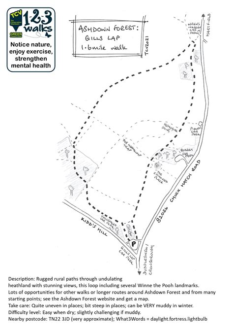 Ashdown Forest Gills Lap 16m 123 Walks