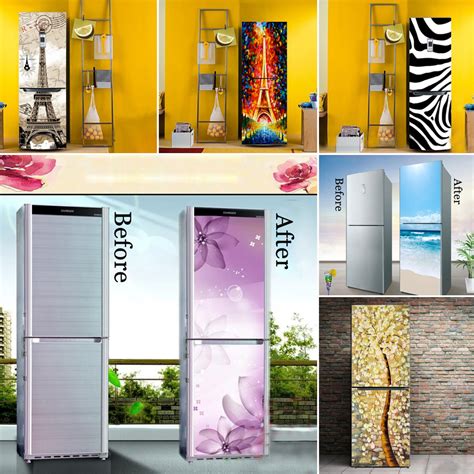 Fridge Door Wall Sticker Self Adhesive Art Mural Decal Different Style