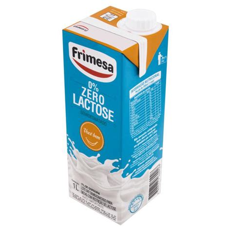 Leite Uht Semidesnatado Zero Lactose Frimesa Caixa Tampa L Gug O