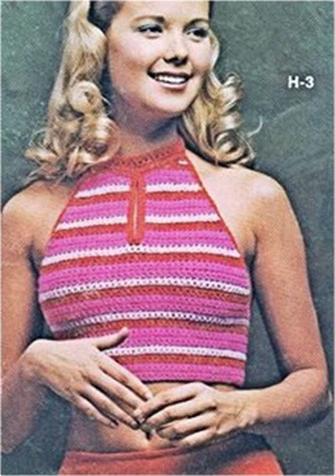 Crochet Top Pattern Vintage 70s Crochet Halter Top Pattern Etsy