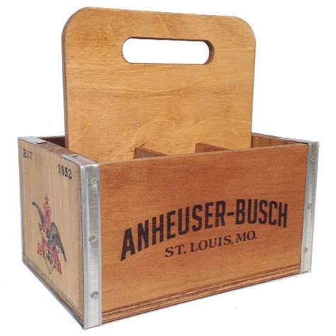 Anheuser Busch Wooden 6 Pack Carrier Woodworking Items That Sell