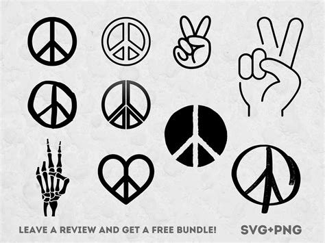 Peace Sign Svg Bundle Svg Files For Cricut Hand Gesture Svg Etsy