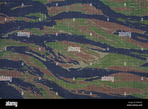 tiger stripe camouflage fabric texture background Stock Photo - Alamy