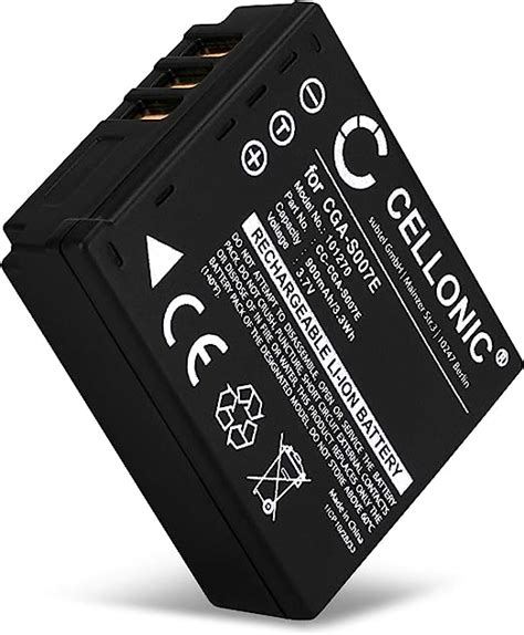 CELLONIC CGA S007 CGR S007 DMW BCD10 Battery Compatible With Panasonic