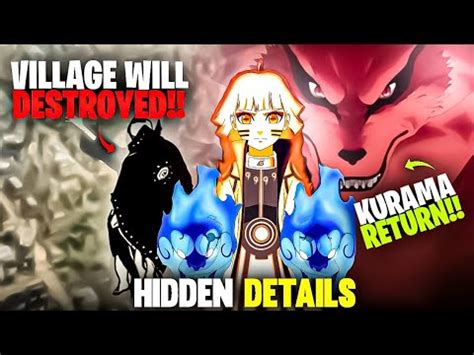 Hidden Details In Boruto TBV Ch8 Konaha Will Destroy Kurama Return