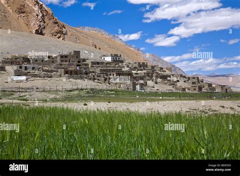Korzok village. Ladakh. India Stock Photo - Alamy