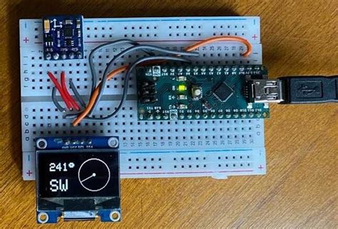 Digital Compass With HMC5883L Magnetometer Arduino