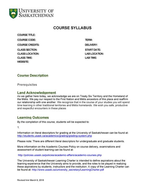 47 Editable Syllabus Templates Course Syllabus ᐅ TemplateLab