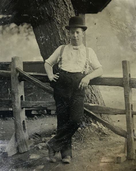 Bartholomew Bat Masterson On A Sixth Plate Tintype Original Image