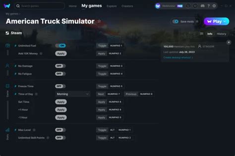 American Truck Simulator Cheats & Trainers for PC | WeMod