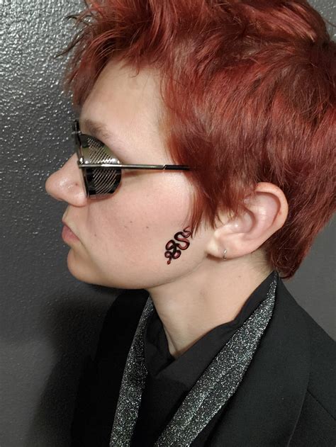 Crowley Snake Temporary Tattoo Good Omens Cosplay Pack Of 2 Etsy