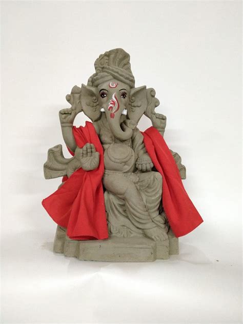 Buy Nitya Eco Friendly 15 Ganpati Murti Matti Ganesha Idol Biodegradable Ganesha Mati Ganpati