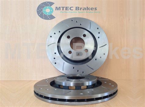 VW Passat GOLF G60 Drilled Grooved Brake Discs Front EBay