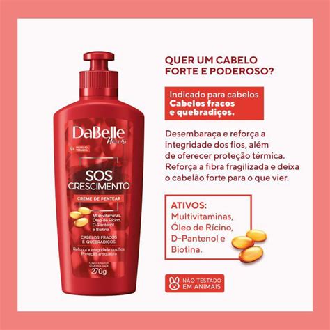 Kit DaBelle Hair SOS Crescimento Completo 4 Produtos Kit De