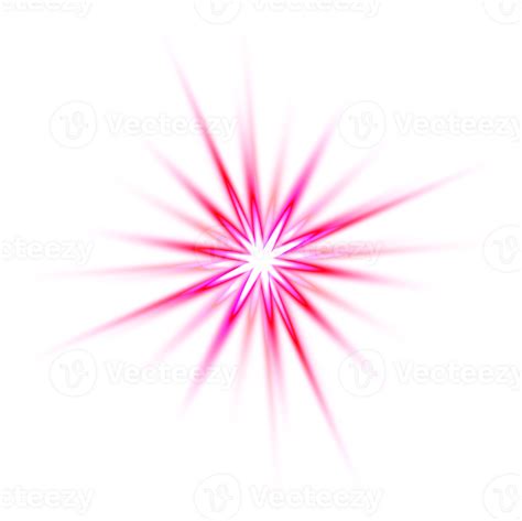 Red Lens Flare Light Special Effect Sparkle Star 44268042 Png