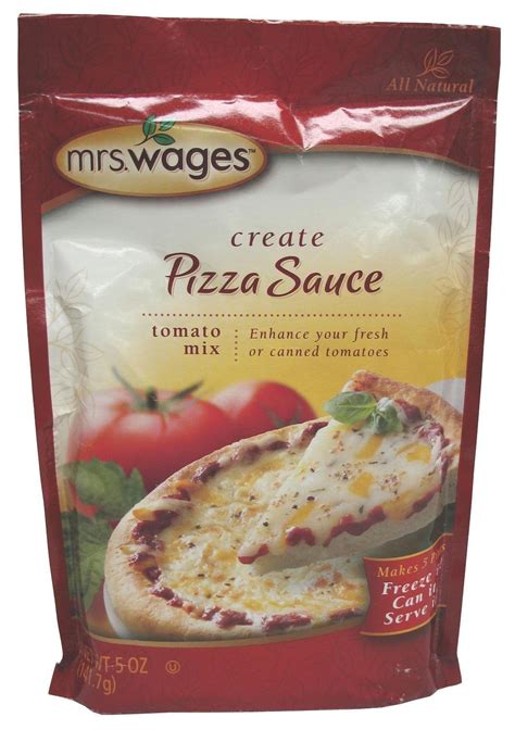 Mrs Wages All Natural Tomato Mix Pizza Sauce Oz Walmart