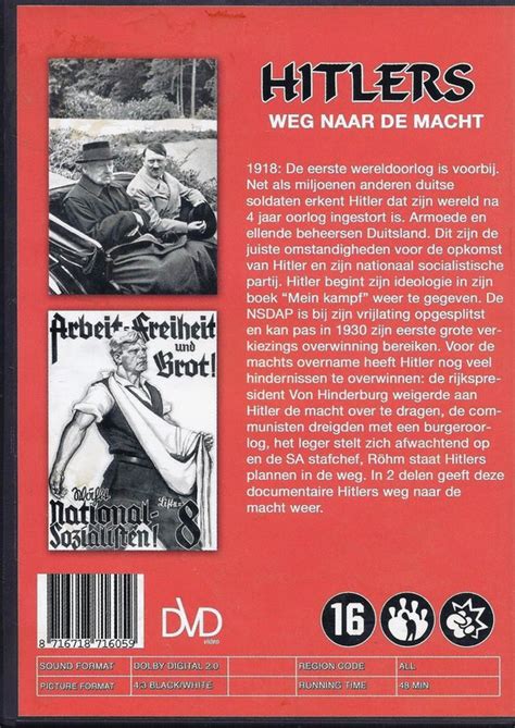 Hitlers Weg Naar Macht Deel Dvd Dvd S Bol