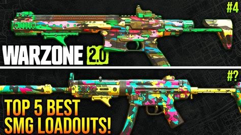 WARZONE 2 Top 5 BEST SMG LOADOUTS To Use WARZONE 2 Meta Weapons