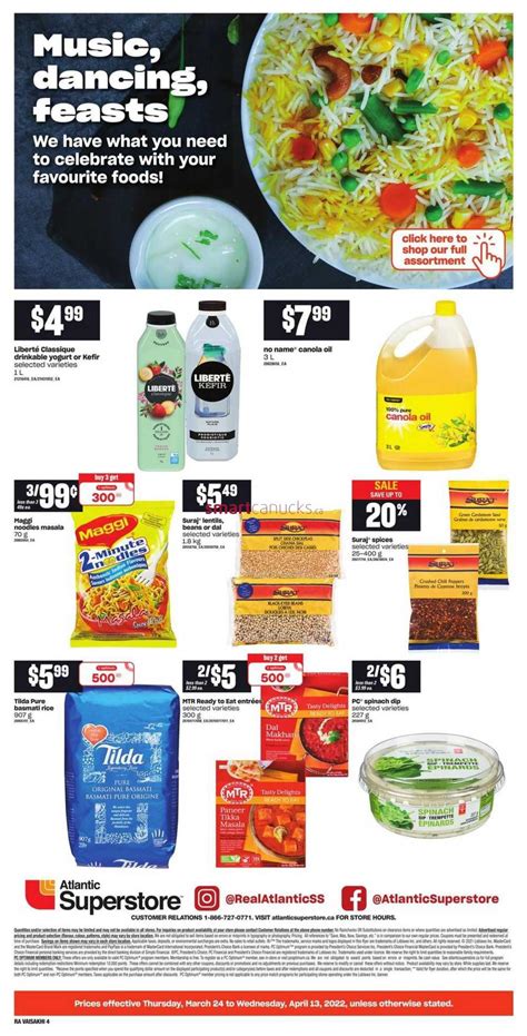 Atlantic Superstore Vaisakhi Flyer March 24 To April 13