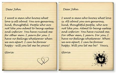 Dear John Letter Punctuation