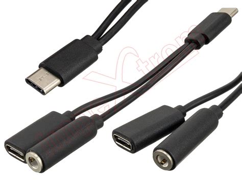 Adaptador 2 1 Micro Usb Macho Tipo C A Micro Usb Hembra Tipo