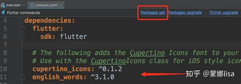 Flutter之dependencies依赖第三方开源库 知乎