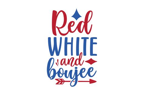 Red White And Boujee Graphic By Mninishat Creative Fabrica