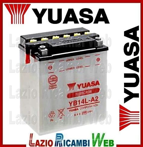 Batteria Yuasa Per Scooter Moto Yb L A Lazio Ricambi Web