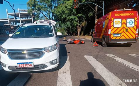 Siate Socorre Motociclista Ap S Colis O Na Av Rep Blica Argentina