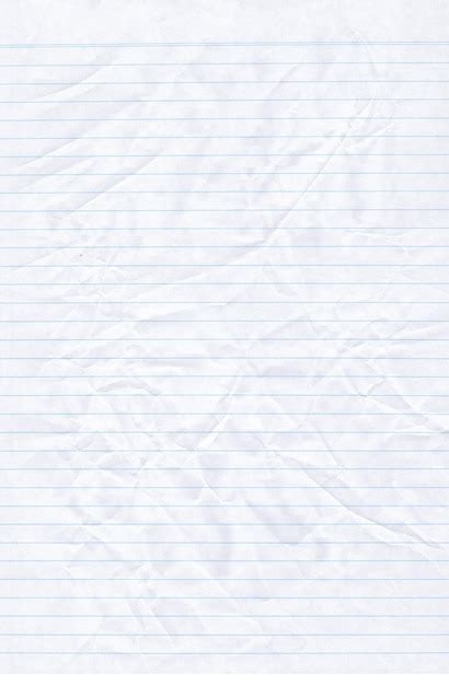 Wrinkled Lined Paper Background