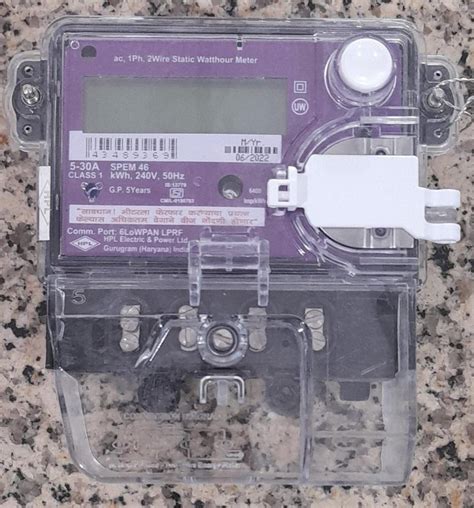 1ph 5 30a LCD Single Phase Lprf Meter Hpl Mobile Call 230 At Rs 1400