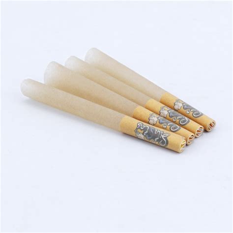 Unbleached Brown Pre Rolled Cones Smoking Rolling Papers Roll Smoking