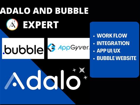 No Code Adalo Bubble Io Web App Adalo Draftbit Upwork