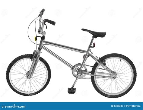 Silver Bike Stock Image Image Of Bicycle Handlebars 5319337