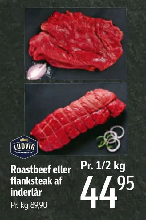 Roastbeef Eller Flanksteak Af Inderl R Tilbud Hos F Tex