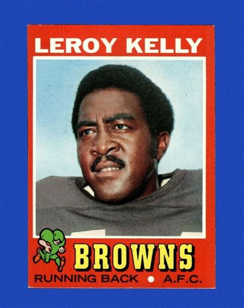 Topps Set Break Leroy Kelly Ex Exmint Gmcards Ebay