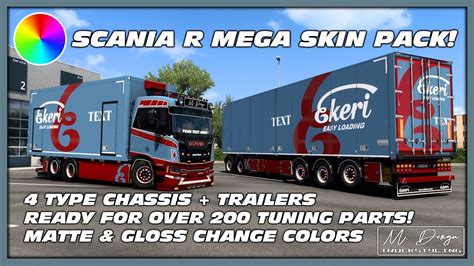 K Ets New Mod Mega Skin Pack Change Colors Matte Gloss