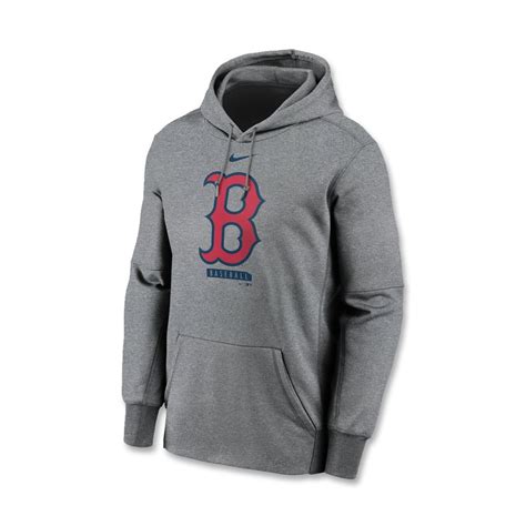 Boston Red Sox Nike Logo Therma Performance Pullover Hoodie