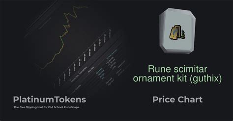 Rune Scimitar Ornament Kit Guthix Platinum Tokens