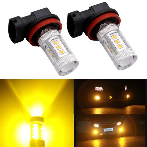 H11 H8 H16 Led Fog Light Bulb Replacement Error Free Projector For 12