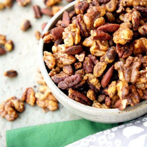 Homemade Oven Roasted Nuts With Southwestern Holiday Flavors Of Maple