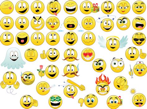 emoticons collection (19383) Free EPS Download / 4 Vector