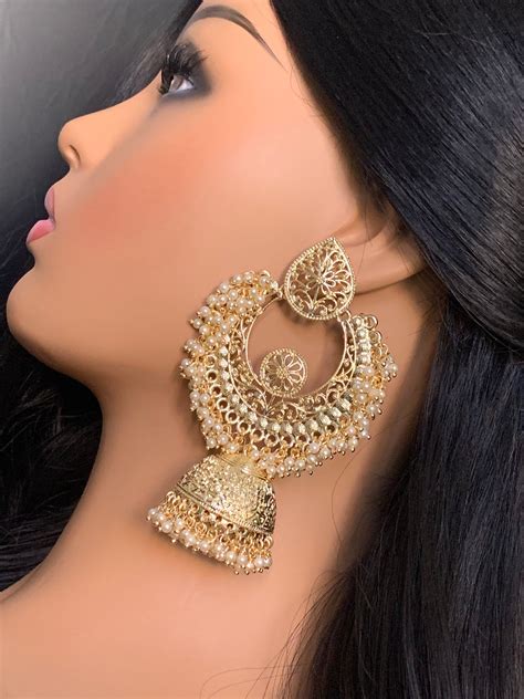 Earrings Jhumka Style Rose Gold Necklaces