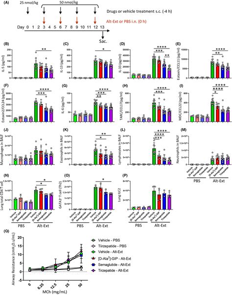 Dual Gipr And Glp R Agonist Tirzepatide Inhibits Aeroallergeninduced