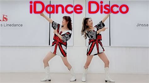 진쌤라인댄스 Idance Disco Line Dance 신나게 디스코♡ Improver 대전라인댄스 Youtube