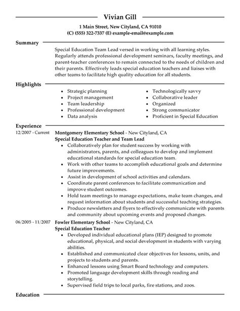 12 Amazing Education Resume Examples Livecareer