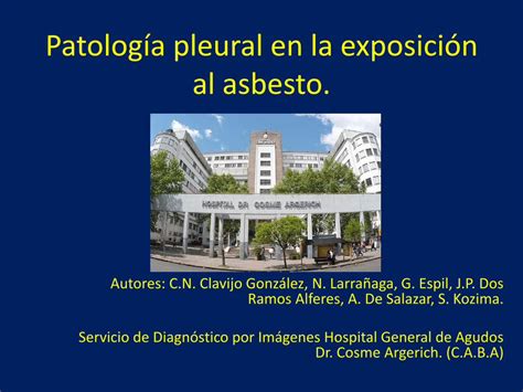 PDF Patología pleural en la exposición al asbesto congreso sordic org