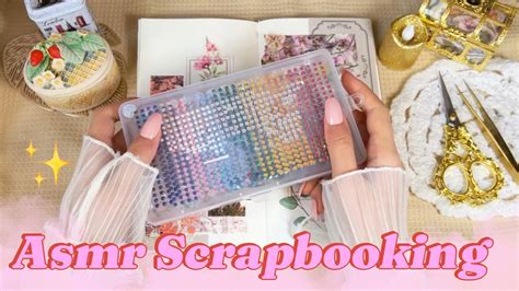 ASMR Scrapbooking 1 Hour Relaxing Sounds Diy Journal With Me No Bgm